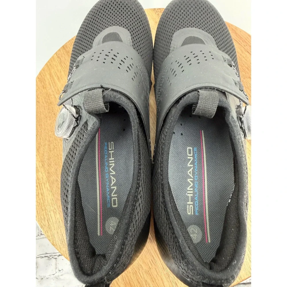 Shimano‎ IC5 Women Black Indoor Cycling Shoes BOA SPD SH-IC500W Size 42 US 9.5